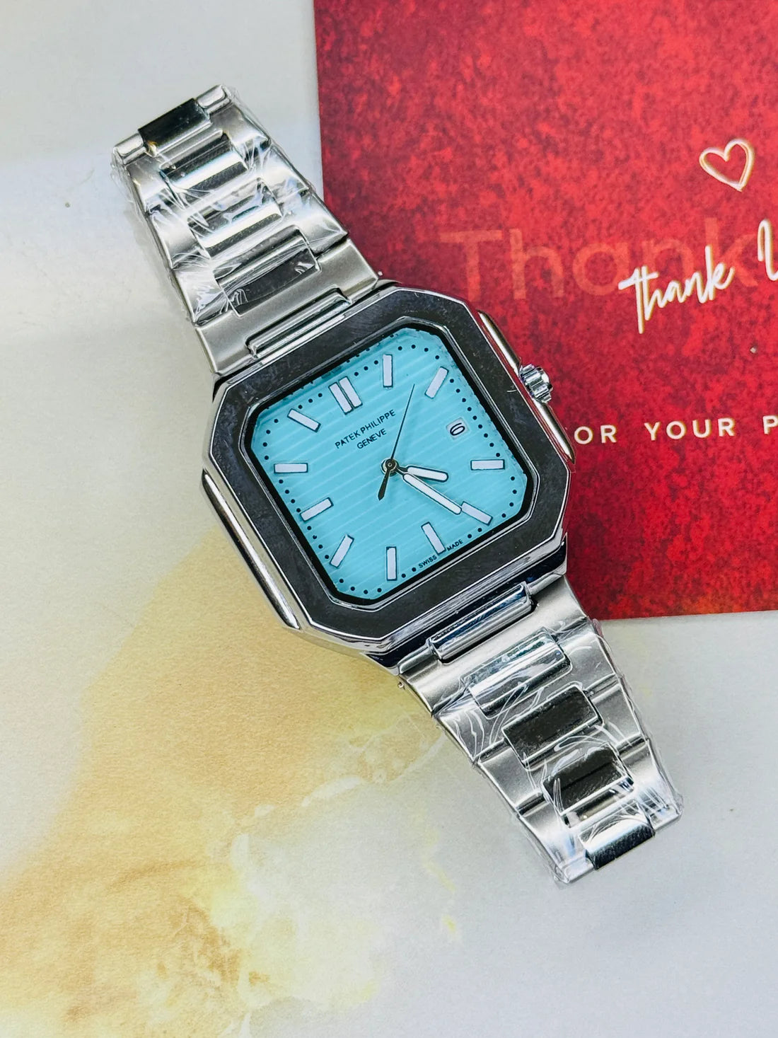 Old Money Patek Square Watch